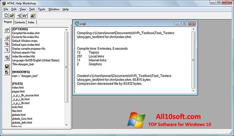 Στιγμιότυπο οθόνης HTML Help Workshop Windows 10