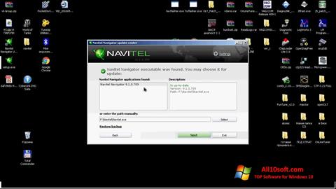 Στιγμιότυπο οθόνης Navitel Navigator Update Center Windows 10