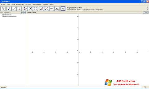 Στιγμιότυπο οθόνης GeoGebra Windows 10