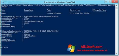 Στιγμιότυπο οθόνης Windows PowerShell Windows 10